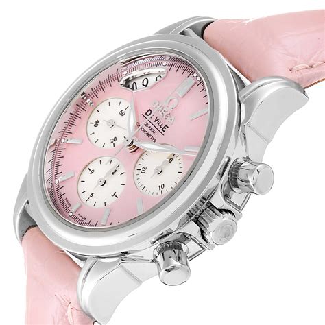 pink omega watch|best pink dialed watch.